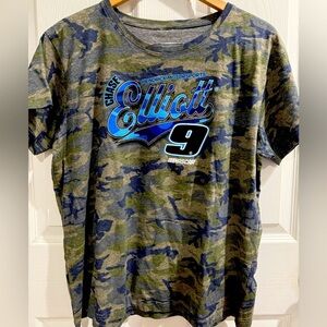 Camouflage Chase Elliott Hendrick Motorsports Nascar #9 T-Shirt